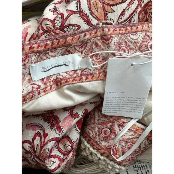 ZIMMERMANN Vitali Fringe Maxi Dress in Cotton - Picture 14 of 16